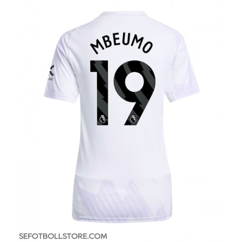 Manchester United Bryan Mbeumo #19 Replika Bortatröja Dam 2025-26 Kortärmad